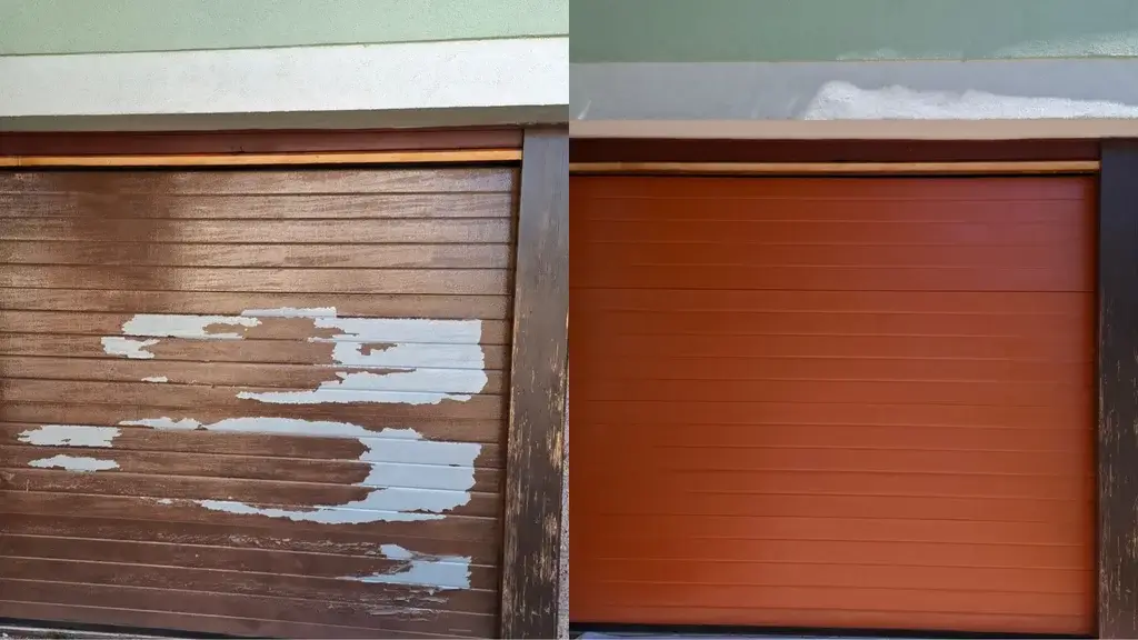renovacia garazove dvere pred po